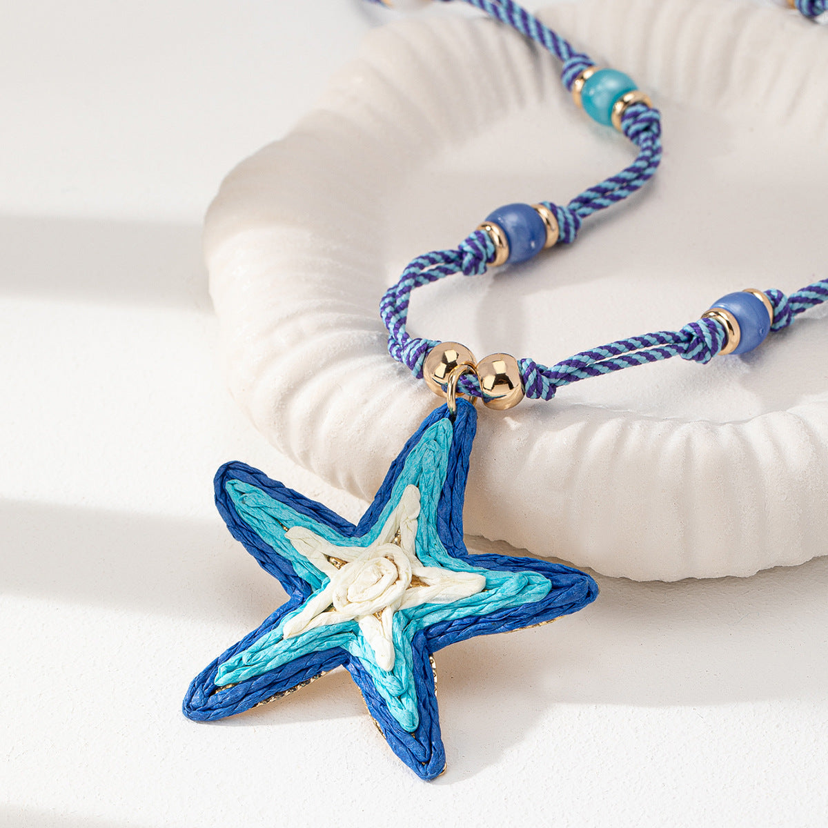 Wholesale Summer Vacation Seafood Animal Pendant Bohemian Style Necklace